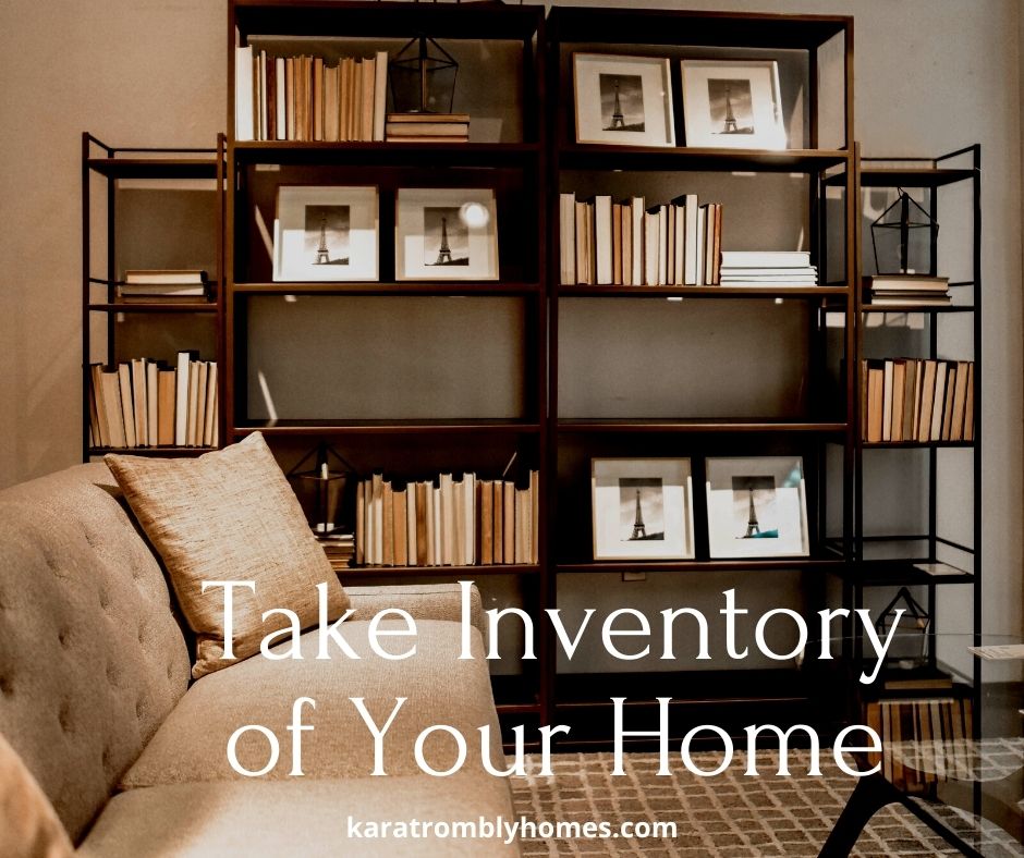 Take inventory of your home to protect yourself.