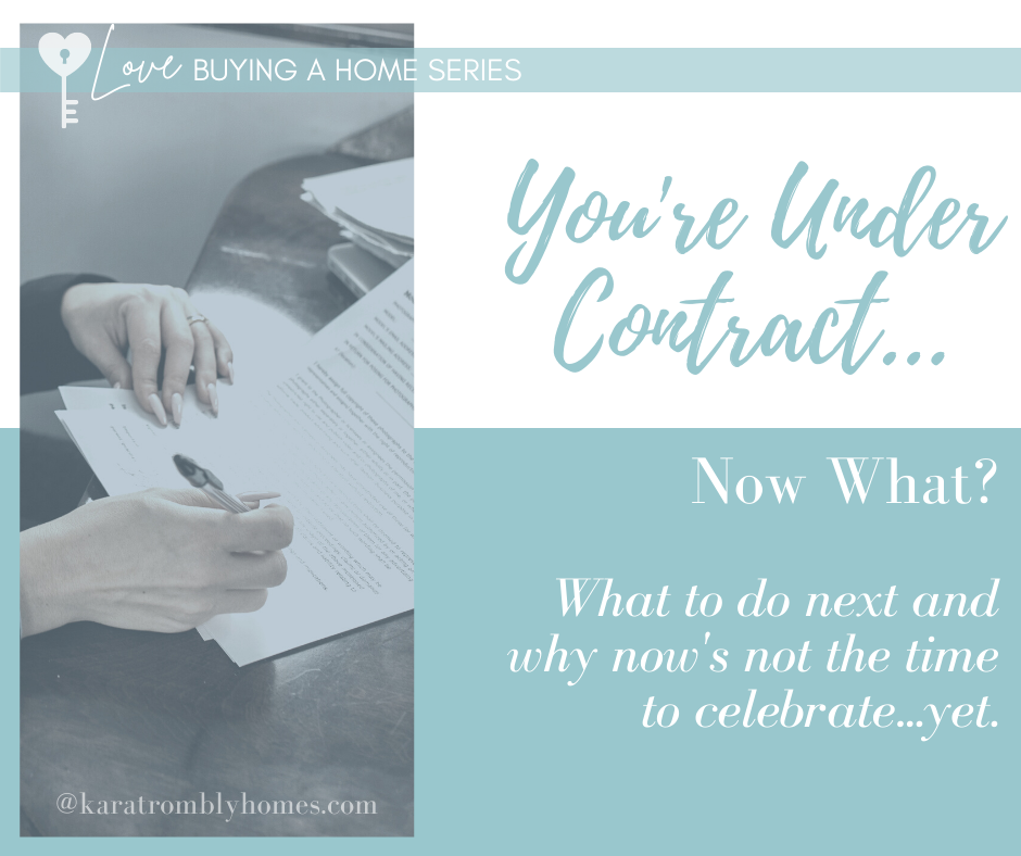 Homebuying tips - Under Contract